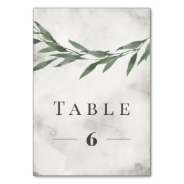 Tarjeta De Mesa Cuadro No. clásico RÚSTICO