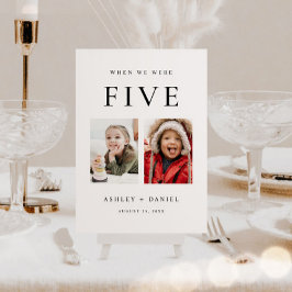 Tarjeta De Mesa Cuando éramos mayores