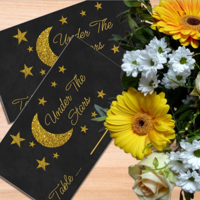 Tarjeta De Mesa Cumpleaños De Debajo De Las Estrellas (Subido por el creador)