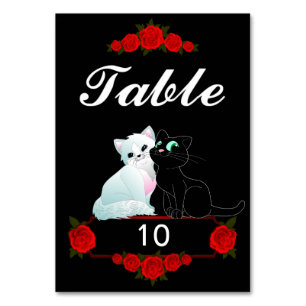 Tarjeta De Mesa Cute Kittens