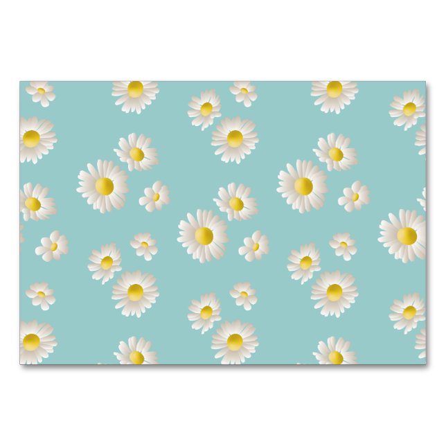Tarjeta De Mesa Daisy Flower (Anverso)