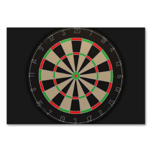 Tarjeta De Mesa Dartboard Lover