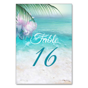 Tarjeta de mesa de AGUAS OCEÁNICAS DERRAMADAS