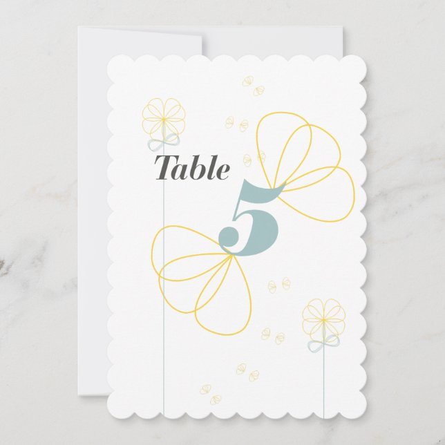 Tarjeta de mesa de Boda de amor infinita (Anverso)