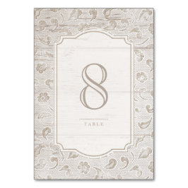 Tarjeta de mesa de boda rústica rústica de madera 