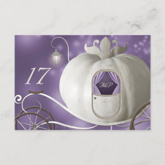 Tarjeta de Mesa de Boda Un Verdadero Cuento de Had
