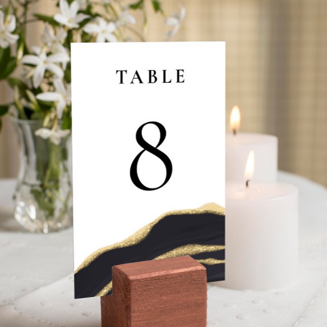 Tarjeta de mesa de gema de agre negro (Subido por el creador)