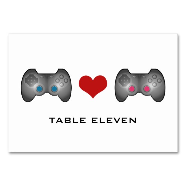 Tarjeta de mesa de juego azul rosado (Anverso)
