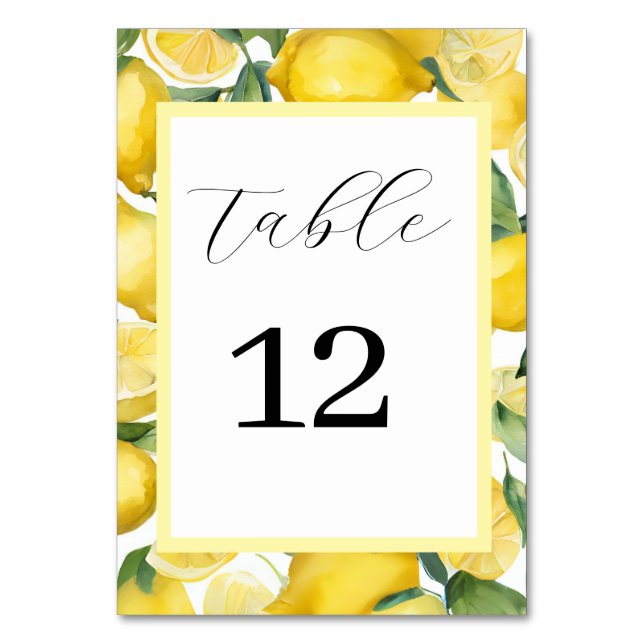 Tarjeta de mesa de la mesa de la boda del jardín d (Anverso)