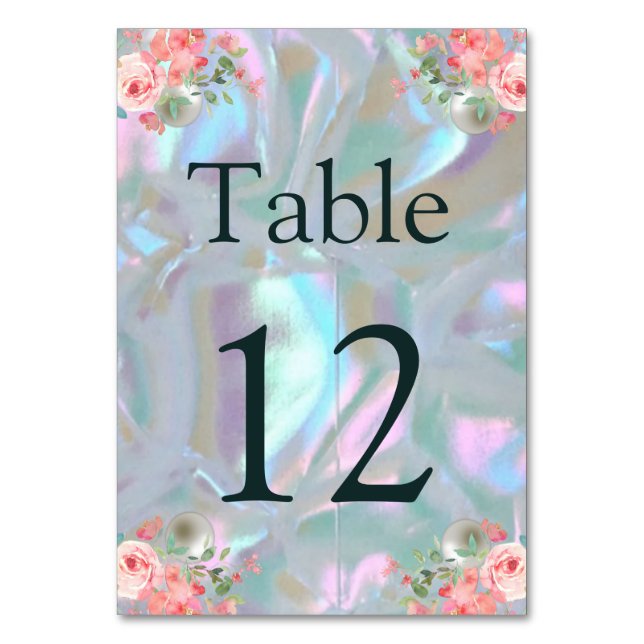 Tarjeta de mesa de la tabla de asientos Madre de P (Anverso)