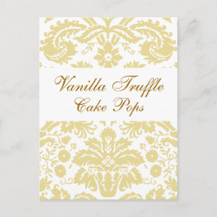 Tarjeta de mesa de los tratamientos de matrimonio