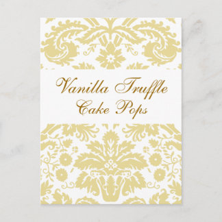 Tarjeta de mesa de los tratamientos de matrimonio