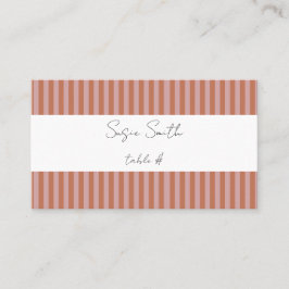 Tarjeta De Mesa De rayas