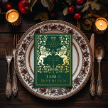 Tarjeta de mesa de Relieve metalizado de León Real<br><div class="desc">Celebre su día especial con este diseño Boda de León Medieval Real. Los elementos se imprimen exactamente como aparecen en la pantalla cuando se agregan al carrito, por lo que se personaliza y se agrega cada número de tabla que se necesita a cada carrito individualmente. Artículos coincidentes en nuestra tienda...</div>
