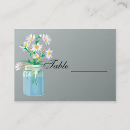 Tarjeta de mesa de Summer Daisies