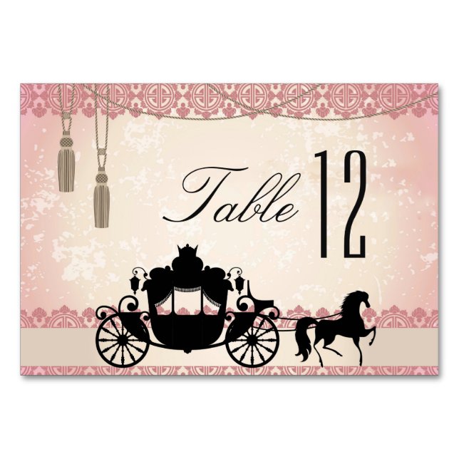 Tarjeta De Mesa De una vez (Anverso)