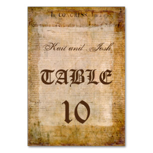 Tarjeta De Mesa Declaración de Independencia de EE. UU. Asombroso