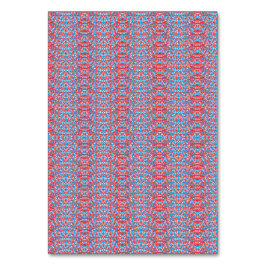 Tarjeta De Mesa Delicado, repetido, rosa claro y azul claro