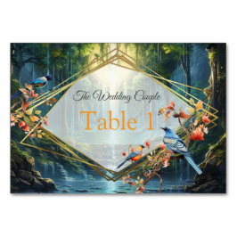 Tarjeta De Mesa Destino de la cascada de nuestro mundo