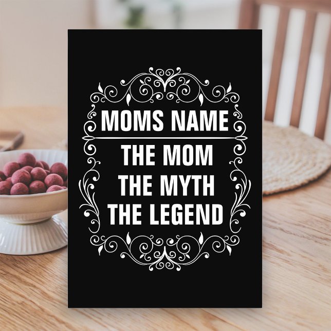 Tarjeta De Mesa Día de la Madre personalizado (Subido por el creador)