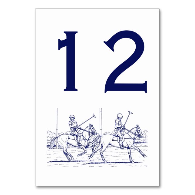 Tarjeta De Mesa Dibujo De Coincidencia De Polo Estilizado De Vinta (Anverso)