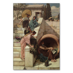 Tarjeta De Mesa Diógenes de John William Waterhouse