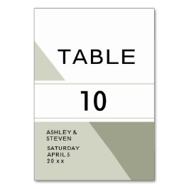 Tarjeta De Mesa Diseño geométrico