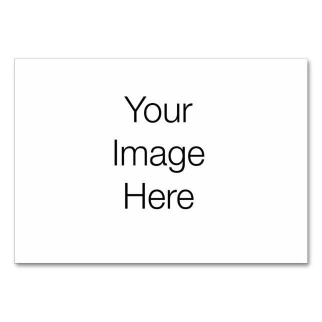 Tarjeta De Mesa Diseño personalizado (Anverso)