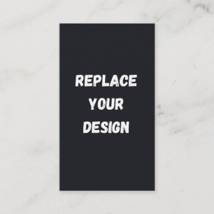 Tarjeta De Mesa Diseño simple negro personalizado Agregar foto o t