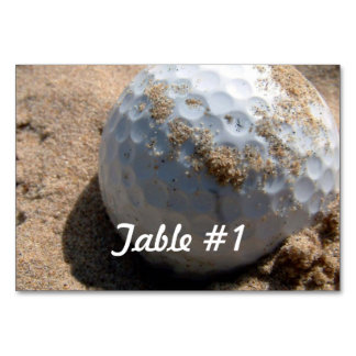 Tarjeta De Mesa Diseños de campos de golf