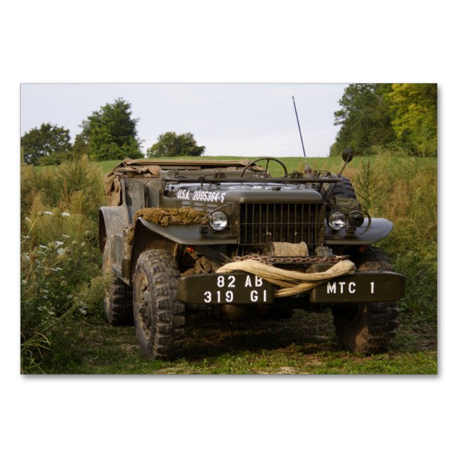 Tarjeta De Mesa Dodge WC 57 (Anverso)