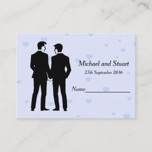 Tarjeta De Mesa Dos novios