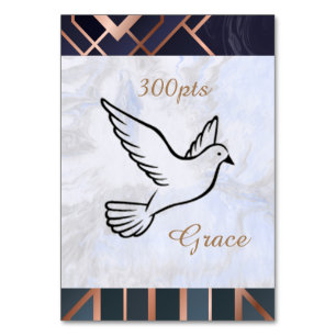 Tarjeta De Mesa Dove Grace Card