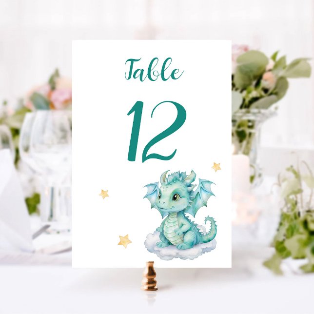 Tarjeta De Mesa Dragón de bebé (Subido por el creador)