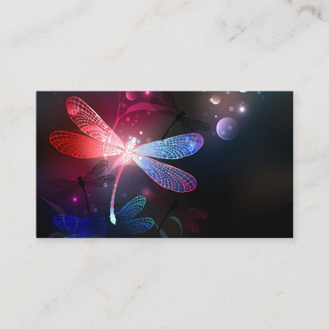Tarjeta De Mesa Dragón rojo (Anverso)