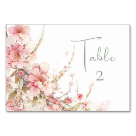 Tarjeta De Mesa Ducha de novias Petal y Prosecco