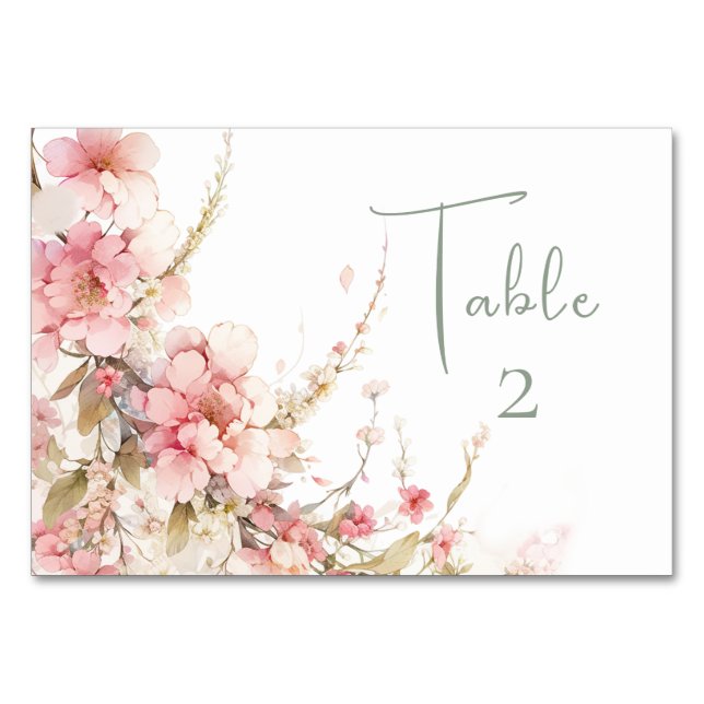 Tarjeta De Mesa Ducha de novias Petal y Prosecco (Reverso)