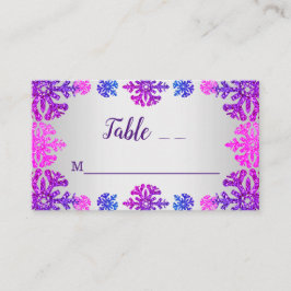 Tarjeta De Mesa Dulce cumpleaños de copo de nieve de invierno 16