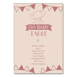 Tarjeta De Mesa Dulce Pequeño en camino