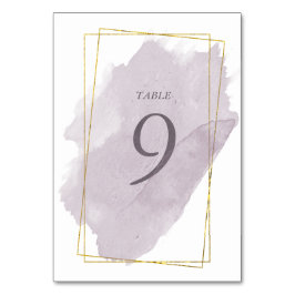 Tarjeta de mesa Dusty Gold y Mauve Boda