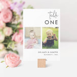 Tarjeta De Mesa Edición clásica de fotos Minimalistas<br><div class="desc">Este sencillo diseño presenta un diseño minimalista resaltado por el guión de moda y sus fotos favoritas que corresponden a los números de tabla. La tabla uno tiene las fotos de su primer cumpleaños, la tabla dos es cuando ambos eran dos, etc. Agregue el texto utilizando el formulario de plantilla....</div>