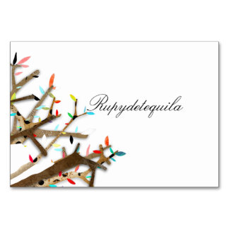 Tarjeta De Mesa Edición limitada de Rupydetequila