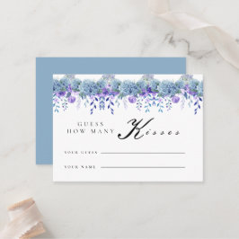 Tarjeta De Mesa Ejemplo Floral Garden Bridal Shower Game Card