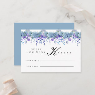 Tarjeta De Mesa Ejemplo Floral Garden Bridal Shower Game Card