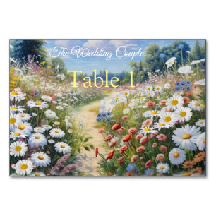 Tarjeta De Mesa El lenguaje de las flores