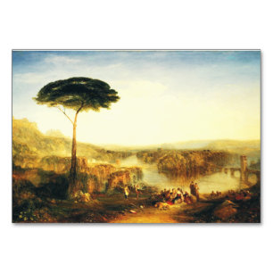 Tarjeta De Mesa El peregrinaje de Childe Harold de Joseph Turner