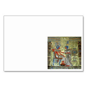 Tarjeta De Mesa El trono de Tutankhamon