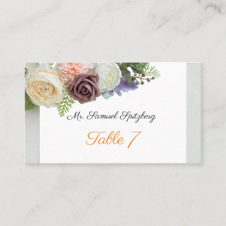 Tarjeta De Mesa Elegance Place Card