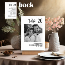 💍 elegancia Minimalista con lista de invitados