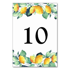 Tarjeta De Mesa Elegant Toscana Wedding